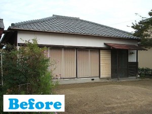 39年が経ち、外壁、屋根の傷みが生じてました。