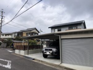 ガレージ完成です