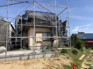 増築前の基礎の状態です