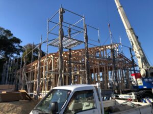 建前の様子です
