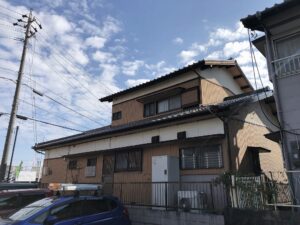 塗装などのメンテナンスをする前の外観です