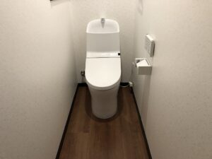 今回は住みながらの工事の為、完成の内観写真がトイレだけになります。