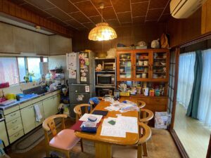 工事前の食堂です