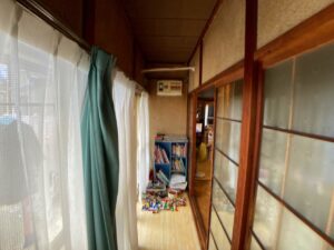 工事前の広縁です