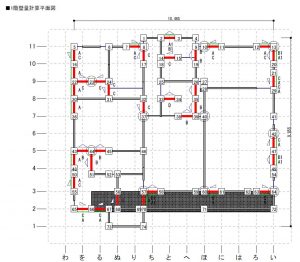 構造計算をした上で、ダイライトＭＳと筋交で耐震等級を所得してます