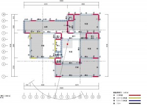 リフォーム前の間取り図